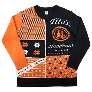 Tito's Vodka Ugly Christmas Sweater Austin Texas Knit Men's XL NWOT